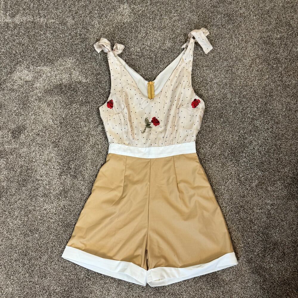 Retro Stage 1950's Style Romper NWT Size Small Cosplay Summer Boho Chic